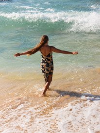 1 Stay Sunny Black ERJWD03932 Roxy