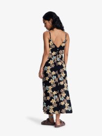 4 Stay Sunny - Robe fluide &agrave; bretelles pour Femme Noir ERJWD03932 Roxy