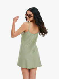 5 Santorini - Slip Dress for Women Green ERJWD03933 Roxy