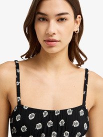 2 Sunrise Coastline Printed - Vestido com tiras para Mulher Preto ERJWD03938 Roxy