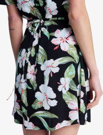 3 Fresh Breeze Mini - Vestido de Manga Corta para mujer Negro ERJWD03943 Roxy