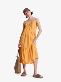 3 Down The Line - Tent Dress for Women Orange ERJWD03961 Roxy