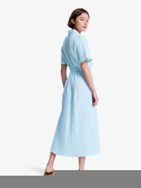 4 Island Escape Stripe - Midi Shirt Dress for Women White ERJWD03963 Roxy