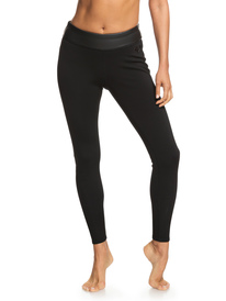1 1mm Satin - Neoprene Surf Leggings for Women Black ERJWH03017 Roxy