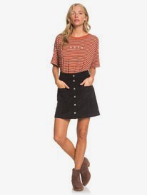 3 Warning Sign - Buttoned Corduroy Skirt for Women  ERJWK03090 Roxy