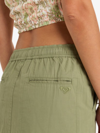 10 Iconic Land - Falda larga para mujer Verde ERJWK03159 Roxy