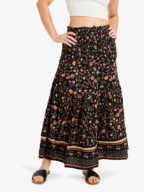 5 Remember The Time - Maxi Skirt for Women Black ERJWK03171 Roxy