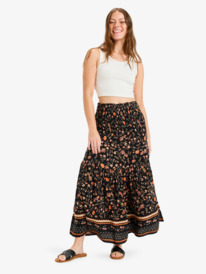 8 Remember The Time - Maxi Skirt for Women Black ERJWK03171 Roxy