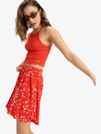 1 Flowing Love - Mini Skirt for Women Red ERJWK03182 Roxy