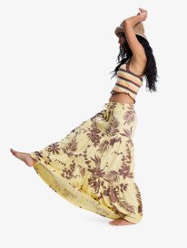 4 After Hours Maxi - Zwierige maxirok voor Dames Yellow ERJWK03191 Roxy