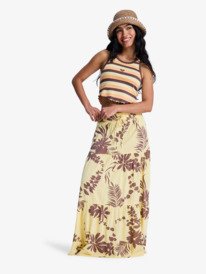 0 After Hours Maxi - Zwierige maxirok voor Dames Yellow ERJWK03191 Roxy