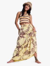 2 After Hours Maxi - Zwierige maxirok voor Dames Yellow ERJWK03191 Roxy