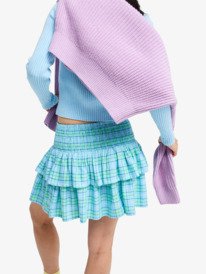 4 Tuesdays Mini - Ruffle Skirt for Women Blue ERJWK03194 Roxy
