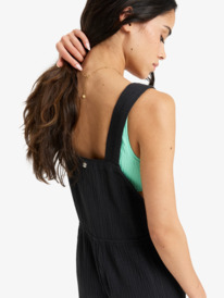 4 Easy Isle - Mono con pernera ancha para Mujer Negro ERJWO03020 Roxy