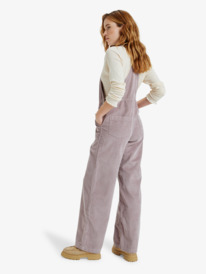 3 Trailblazer Overall - Cotton Corduroy Dungarees for Women Purple ERJWO03022 Roxy