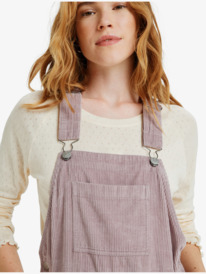 4 Trailblazer Overall - Cotton Corduroy Dungarees for Women Purple ERJWO03022 Roxy
