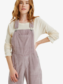 0 Trailblazer Overall - Cotton Corduroy Dungarees for Women Purple ERJWO03022 Roxy