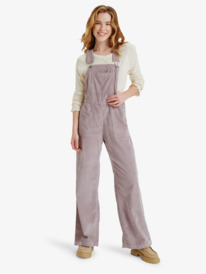 2 Trailblazer Overall - Cotton Corduroy Dungarees for Women Purple ERJWO03022 Roxy