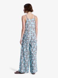4 Hibiscus Haze - Jumpsuit met Wijde pijpen voor Dames Brown ERJWO03026 Roxy