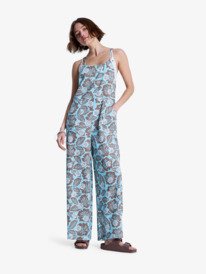 0 Hibiscus Haze - Jumpsuit met Wijde pijpen voor Dames Brown ERJWO03026 Roxy