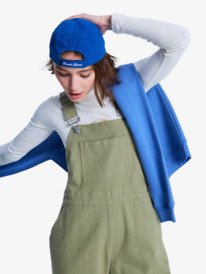 2 Trail Blazer Twill - Salopette en serg&eacute; pour Femme Vert ERJWO03027 Roxy