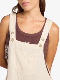 6 Easy Isle - Wide Leg Jumpsuit for Women Yellow ERJWO03028 Roxy