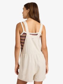 4 Easy Isle Mini - Dungaree Shorts for Women Yellow ERJWO03029 Roxy