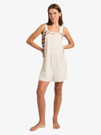 3 Easy Isle Mini - Dungaree Shorts for Women Yellow ERJWO03029 Roxy