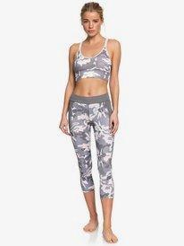 0 Take Me To The Beach - Legging de sport corsaire UPF 50 pour Femme Gris ERJWP03029 Roxy