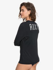 1 Enjoy Waves - Langärmliges Surf-T-Shirt mit UPF 50 für Frauen Schwarz ERJWR03368 Roxy