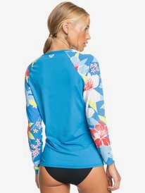 2 Fashion - Long Sleeve UPF 50 Rash Vest for Women Blue ERJWR03507 Roxy
