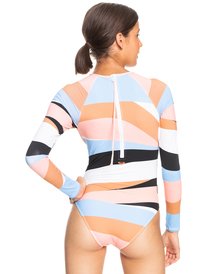 7 Paradiso Passport - Long Sleeve Rash Guard for Women  ERJWR03521 Roxy