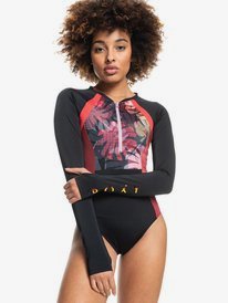0 Roxy Active - Long Sleeve Rash Guard for Women  ERJWR03525 Roxy