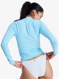 4 Whole Hearted - Long Sleeve Rash Vest for Women Green ERJWR03547 Roxy