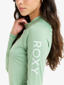 4 Whole Hearted - Rash Vest met Lange Mouwen en UPF 50 voor Dames Green ERJWR03547 Roxy