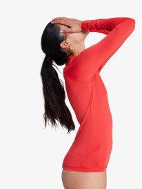 1 Whole Hearted - Lang&auml;rmliger Rashguard f&uuml;r Frauen Rot ERJWR03547 Roxy