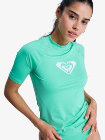 2 Whole Hearted - Lycra manches courtes pour Femme Vert ERJWR03548 Roxy