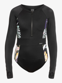 5 ROXY Active - Long Sleeve One-Piece Rashguard for Women  ERJWR03594 Roxy