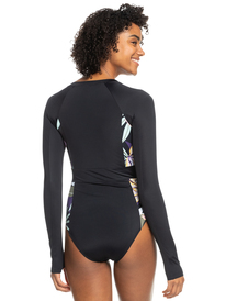 4 ROXY Active - Long Sleeve One-Piece Rashguard for Women  ERJWR03594 Roxy