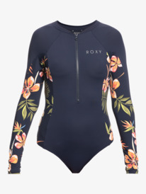 5 Roxy Into The Sun - Maillot une pièce manches longues pour Femme Bleu ERJWR03649 Roxy
