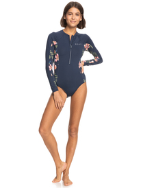 3 Roxy Into The Sun - Maillot une pièce manches longues pour Femme Bleu ERJWR03649 Roxy