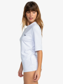 1 New Enjoy Waves - Camiseta de Surf de Manga Corta con Protección Solar UPF 50 para Mujer Blanco ERJWR03702 Roxy