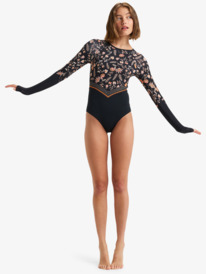 8 Kerala  - Long Sleeve One-Piece Swimsuit for Women  ERJWR03806 Roxy