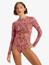 0 Kerlina - Maillot de bain une pièce à manches longues pour Femme Marron ERJWR03874 Roxy