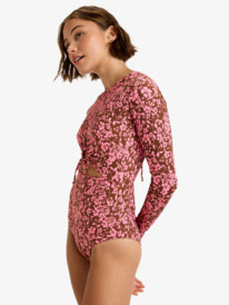 1 Kerlina - Maillot de bain une pièce à manches longues pour Femme Marron ERJWR03874 Roxy