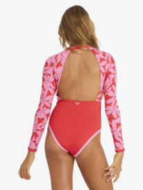 2 Khloe - Long Sleeve Back Closure One-Piece for Women Red ERJWR03875 Roxy