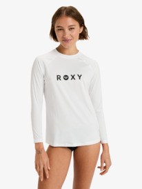 0 Essentials - Rash Vest met Lange Mouw voor Dames  ERJWR03878 Roxy
