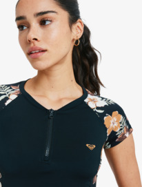 2 Half Zip Lycra - Kurzarm-Rashguard für Frauen  ERJWR03892 Roxy