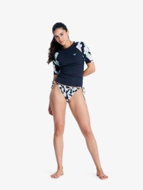 3 The Classic Lycra - Short Sleeve Rash Vest for Women Black ERJWR03899 Roxy