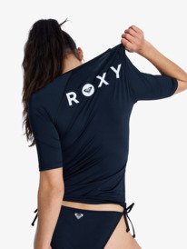 4 Essentials - Rash vest met rits en korte mouw voor Dames Black ERJWR03907 Roxy